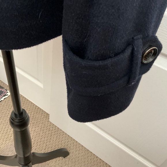 WOOL BLEND PEACOAT - Picture 3 of 7